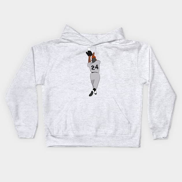 Willie Mays Kids Hoodie by SickSticksCo